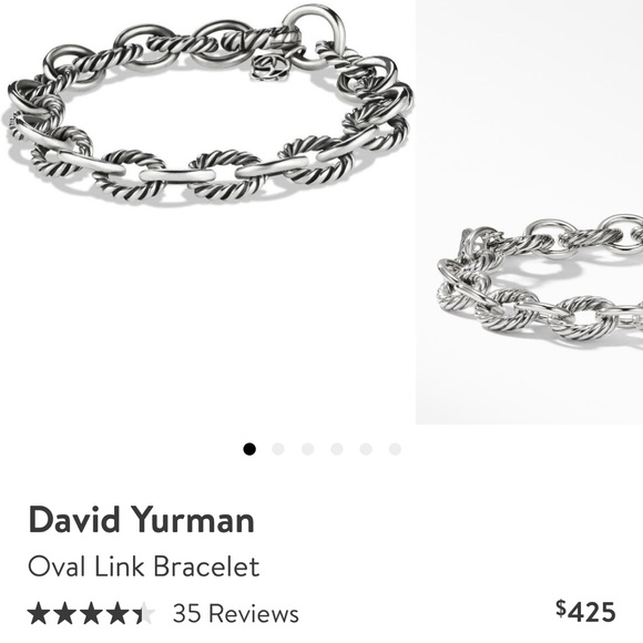 - David Yurman Oval Link Bracelet in sterling silver - Picture 3 of 8